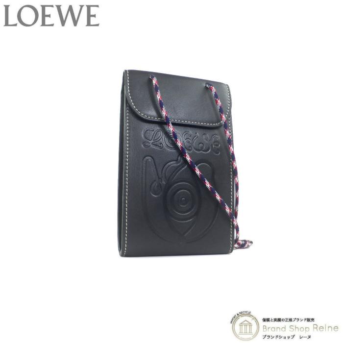 ロエベ （LOEWE）ネック ポケット EYE レザー ポーチ ショルダー ポシェット ケース バッグ 101.30AB66 ブラック （中古）  :21-034129:Brandshop Reine - 通販 - Yahoo!ショッピング