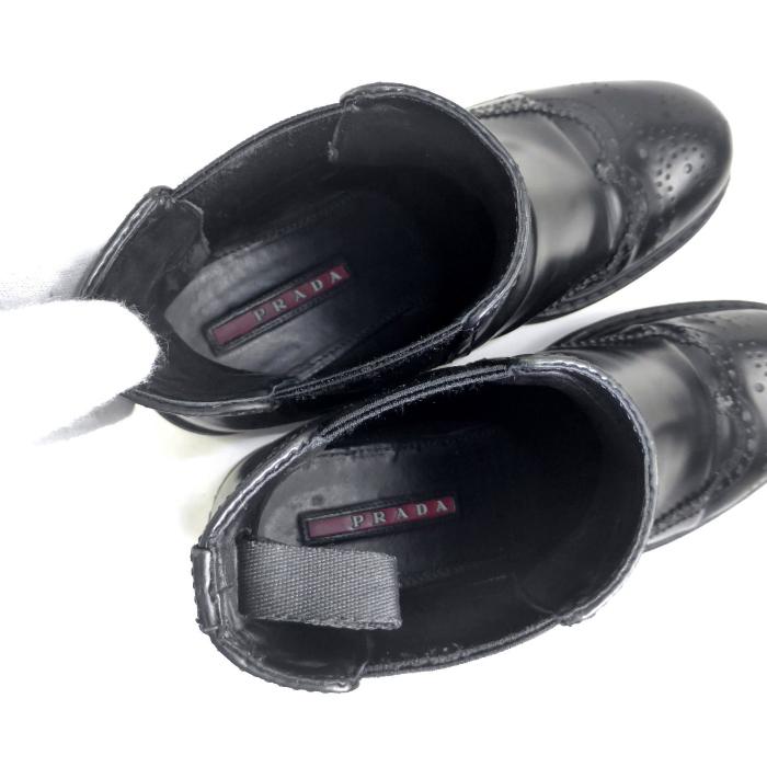 プラダ （PRADA） プラダスポーツ サイドゴア ショート ブーツ