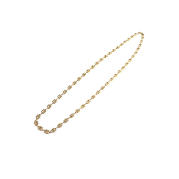 ジバンシィ （GIVENCHY） Gロゴ チェーン ロング ネックレス ゴールド