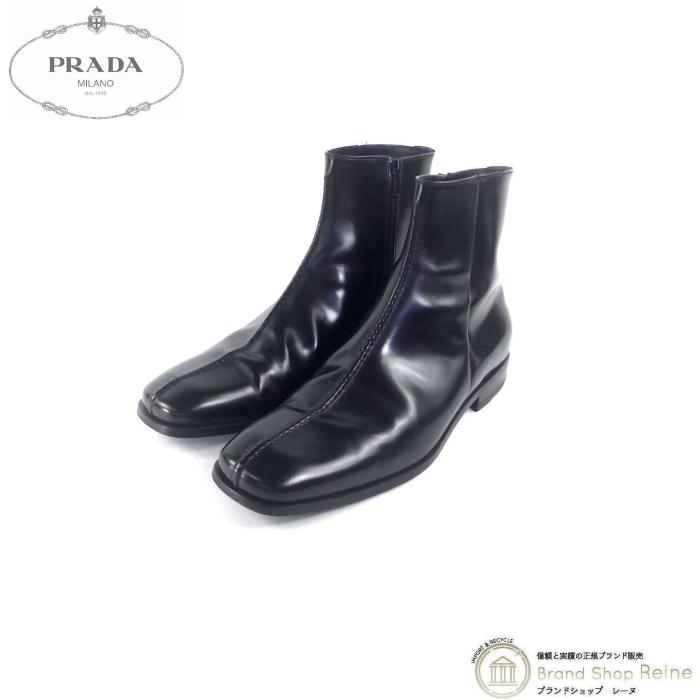 プラダ (PRADA) レザー ショート ブーツ ブーティー 靴 #6 2U0777