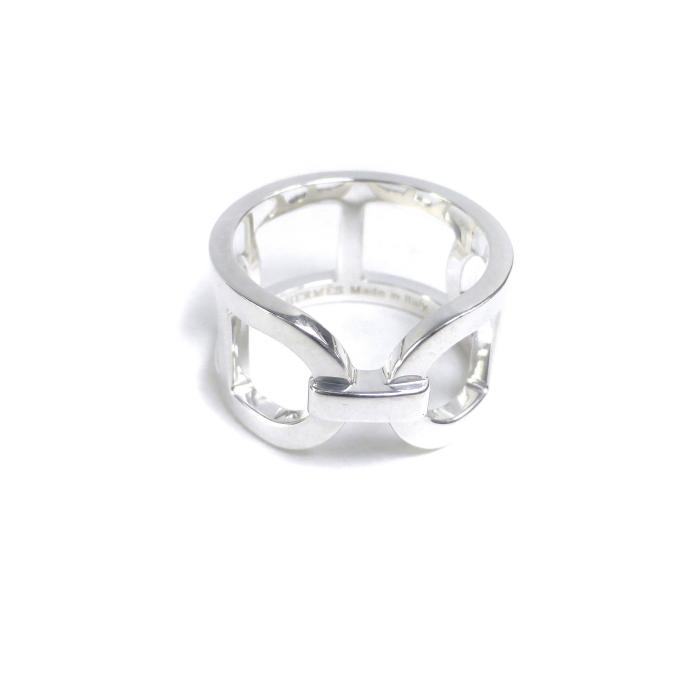 新しいスタイル HERMES エヴァー シェーヌダンクル リング MM 52