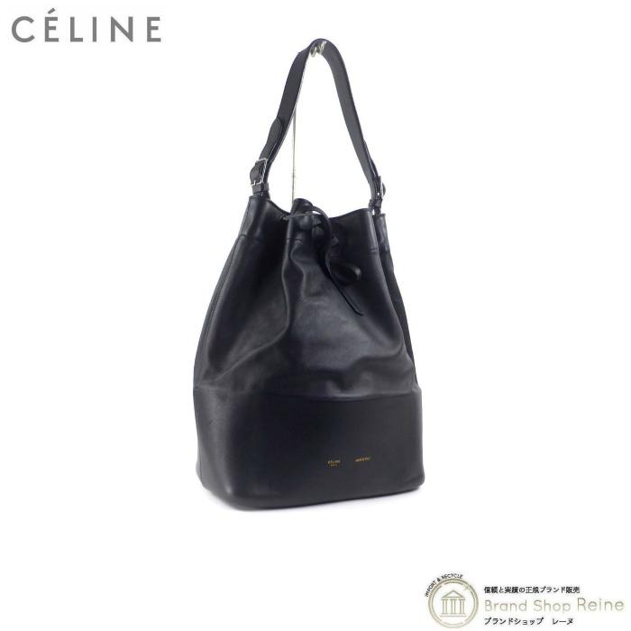 セリーヌ （CELINE） 巾着 バケット ワンショルダー バッグ 旧ロゴ