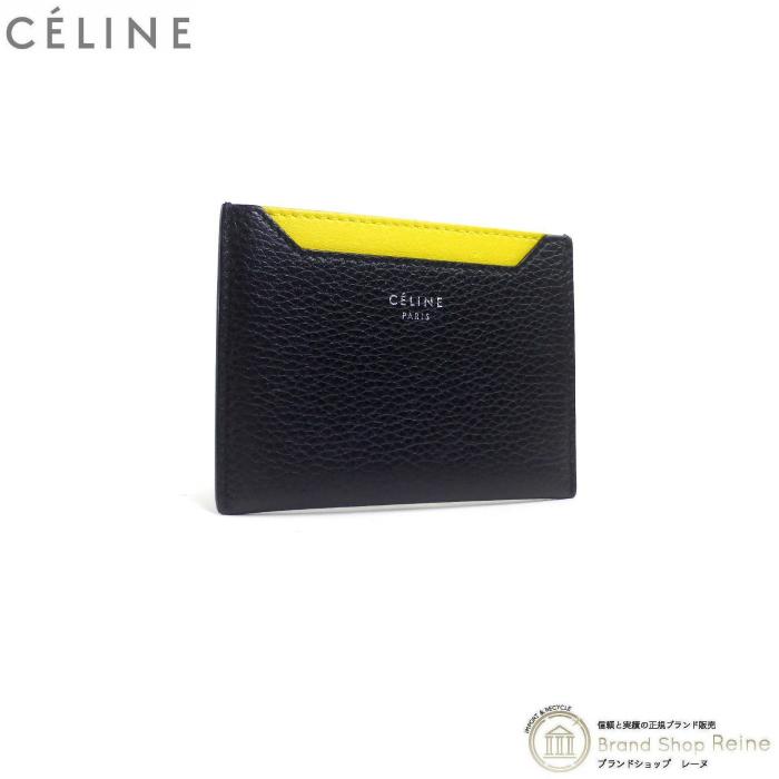 セリーヌ (CELINE) バイカラー カードケース カードホルダー 名刺入れ 10781 旧ロゴ ブラック×イエロー 新品同様 中古 :21-035028:Brandshop Reine - 通販 - Yahoo!ショッピング セリーヌ (CELINE) バイカラー カードケース カードホルダー 名刺入れ 10781 旧ロゴ ブラック×イエロー 新品同様 中古 :21-035028:Brandshop Reine - 通販 - Yahoo!ショッピング