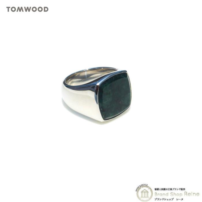 TOM WOOD ブラック オニキス シルバー925 リング 60(19号) TOMWOOD トムウッド シールド ブラックオニキス シルバー リング