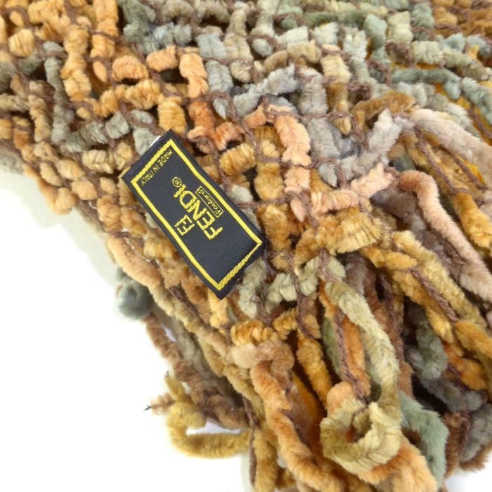 FENDI（フェンディ） スカーフ ロゴ マフラー マルチカラー（美品