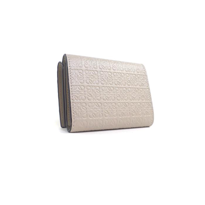 ロエベ （LOEWE）リピート トライフォールド ウォレット エンボス