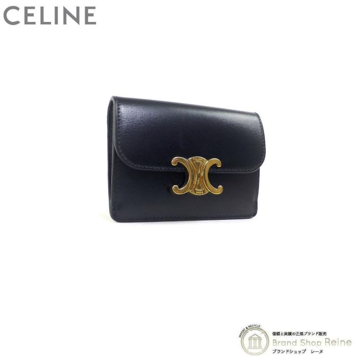 セリーヌ （CELINE） トリオンフ フラップ付き カードホルダー 名刺