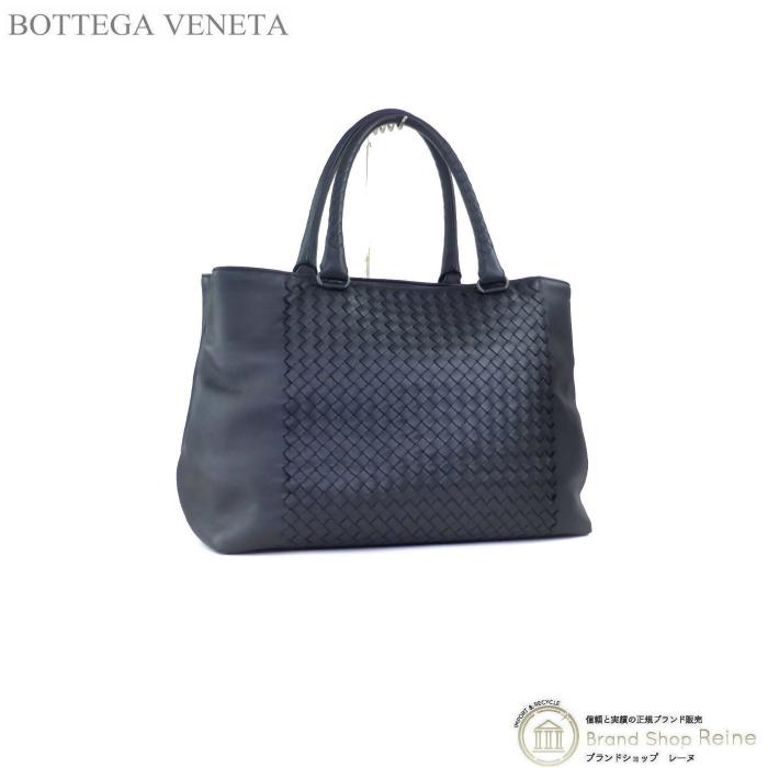 ボッテガ ヴェネタ Bottega Veneta イントレチャート ショルダー トート バッグ 4231 メンズ ブラック 中古 22 Brandshop Reine 通販 Yahoo ショッピング