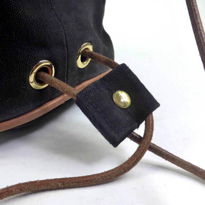 エルメス （HERMES） ポロションミミル PM キャンバス 巾着 ショルダー