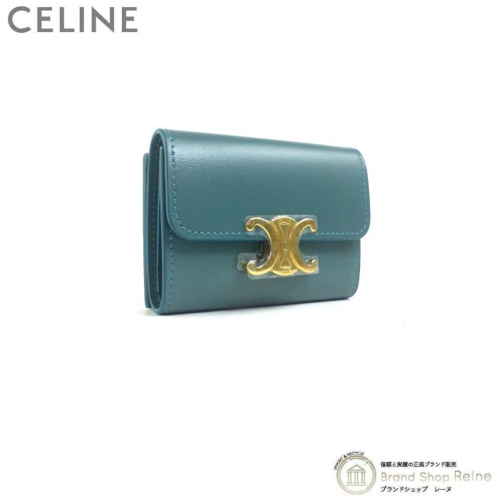 セリーヌ (CELINE) コイン入れ付き コンパクトウォレット トリオンフ 三つ折り 財布 10I65 Green Smoke(新品) :22-036400:Brandshop Reine - 通販 - Yahoo!ショッピング セリーヌ (CELINE) コイン入れ付き コンパクトウォレット トリオンフ 三つ折り 財布 10I65 Green Smoke(新品) :22-036400:Brandshop Reine - 通販 - Yahoo!ショッピング