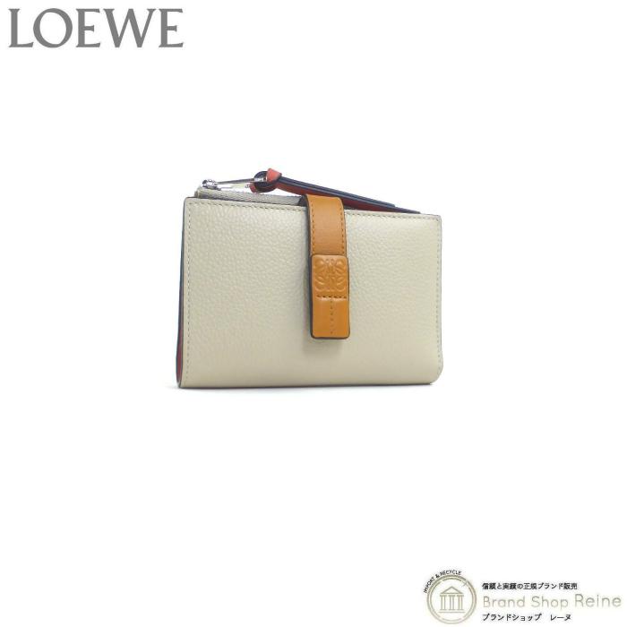 ロエベ （LOEWE）スリム ジップ バイフォールド ウォレット コンパクト 二つ折り 財布 C660P30X01  ライトオーツ×ハニー（新品同様）中古 :22-036594:Brandshop Reine - 通販 - Yahoo!ショッピング