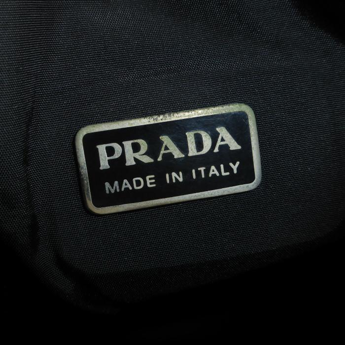 プラダ （PRADA） テスート ナイロン ジャガード ロゴ ポーチ ドロー
