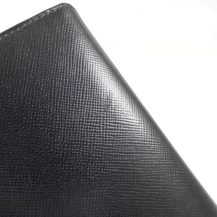 プラダ （PRADA） サフィアーノ トライアングルロゴ コンパクト 三つ折り ヴィンテージ 財布 M176A ブラック（中古）｜reine-web｜04
