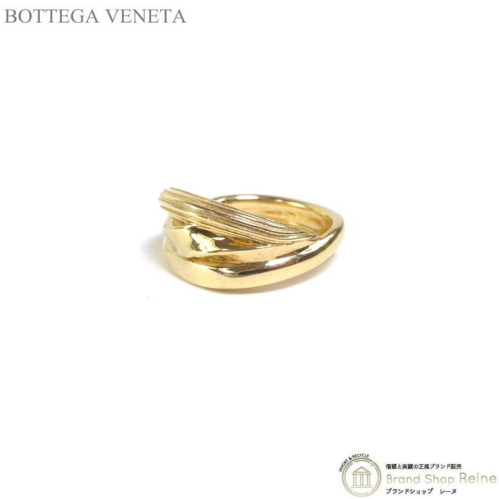 ボッテガ ヴェネタ （BOTTEGA VENETA）クロス リング Ag925 指輪 13号 ゴールド（中古） : 22-037791 :  Brandshop Reine - 通販 - Yahoo!ショッピング