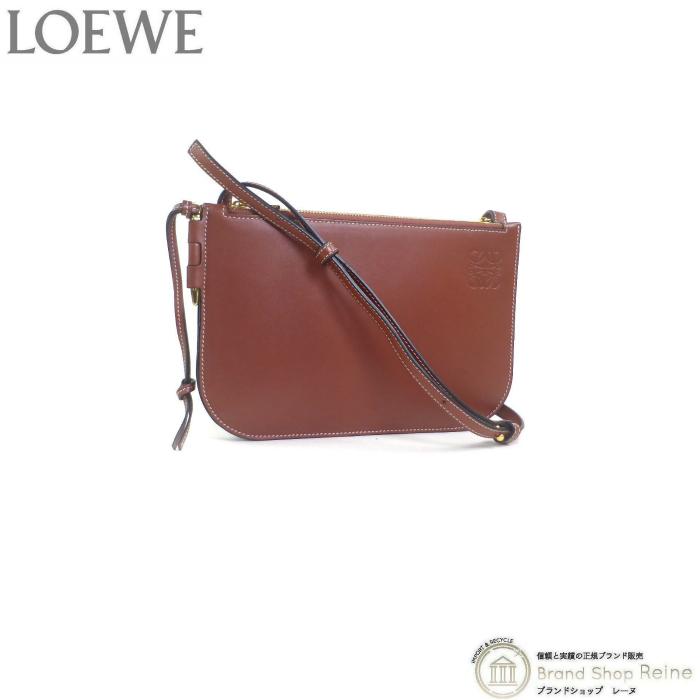 ロエベ （LOEWE） ゲート ダブル ジップ ポーチ ポシェット ショルダー