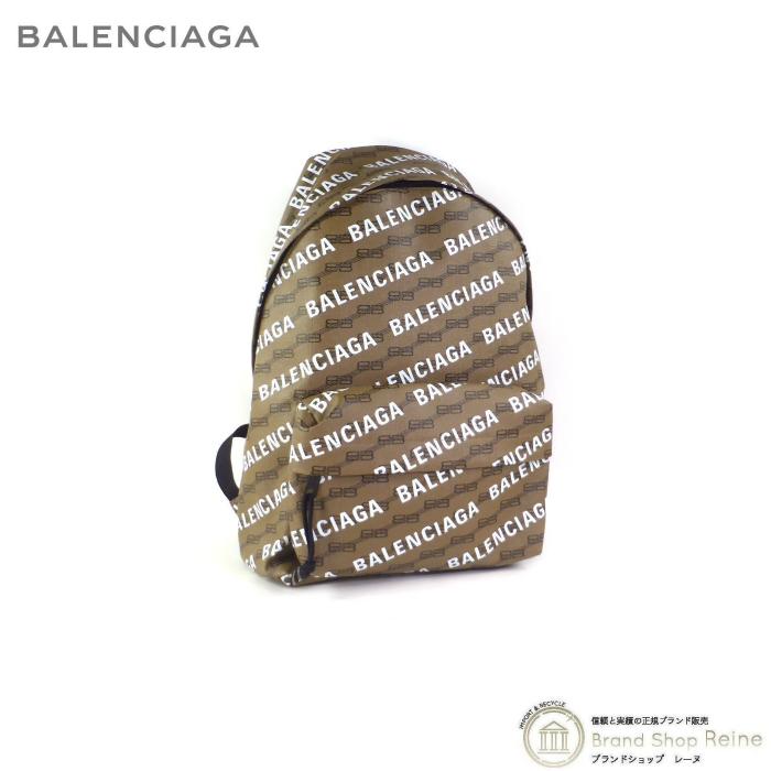 バレンシアガ （BALENCIAGA）BBモノグラム ロゴ バックパック リュック 713044 ブラウン（美品）中古  :22-038219:Brandshop Reine - 通販 - Yahoo!ショッピング