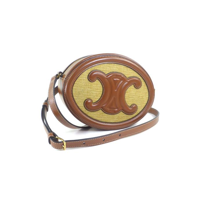 セリーヌ (CELINE) オーバルパース キュイル トリオンフ クロス セリーヌ (CELINE) オーバルパース キュイル トリオンフ クロス