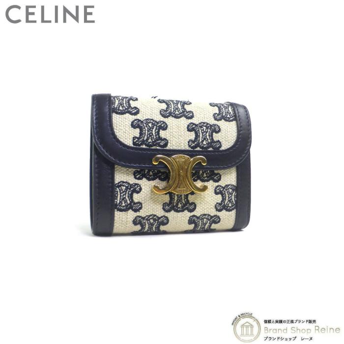 スモールウォレット トリオンフ / トリオンフ刺繍入りテキスタイル-