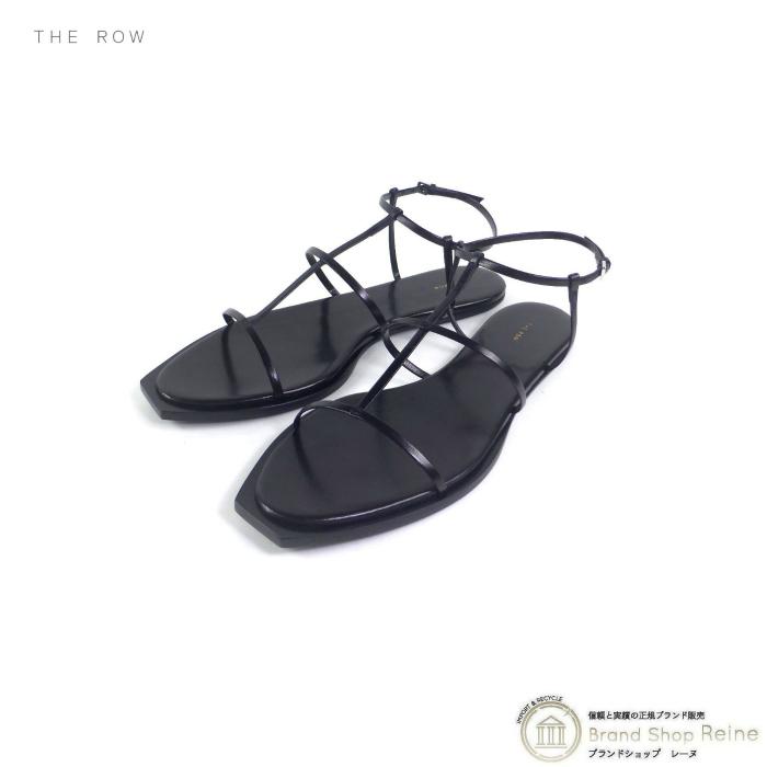 ザロウ黒サンダル　35 三越伊勢丹 | THE ROW/ザ・ロウ_men通販 | HUGH SANDAL【送料