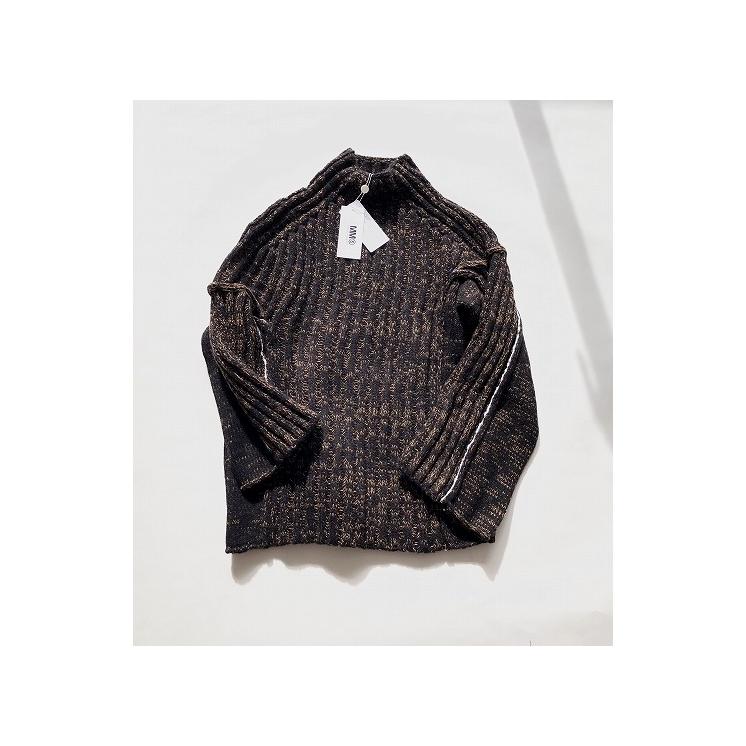 メゾン マルジェラ （Maison Margiela）MM6 リブ ニット セーター ブラウン S62GP0069 Sサイス（新品）