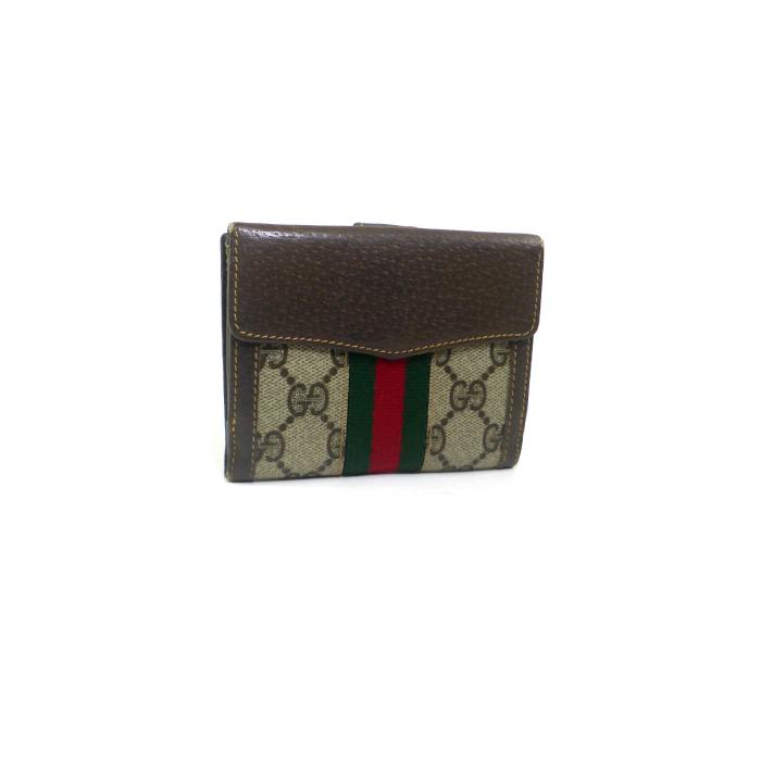 GUCCI オフィディア二つ折財布GGモーマントシェリーライン