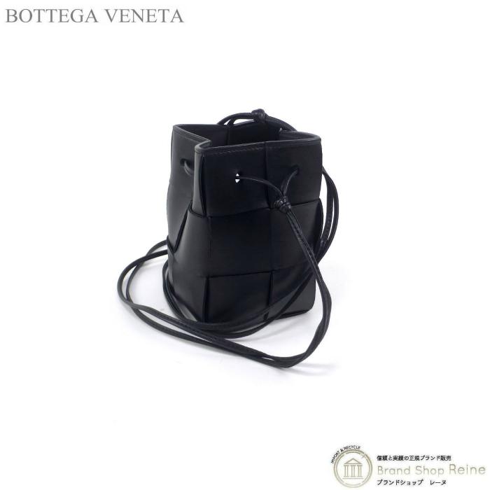 ボッテガ ヴェネタ （BOTTEGA VENETA） カセット ミニ バケットバッグ クロスボディ ショルダー バッグ 680217 ブラック（新品）  : 22-038849 : Brandshop Reine - 通販 - Yahoo!ショッピング