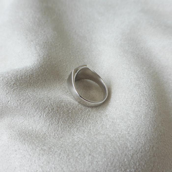 トムウッド （TOM WOOD） Mini Signet Cushion Ring ミニ シグネット クッション リング シルバー 925 指輪  #52 12号 （新品）
