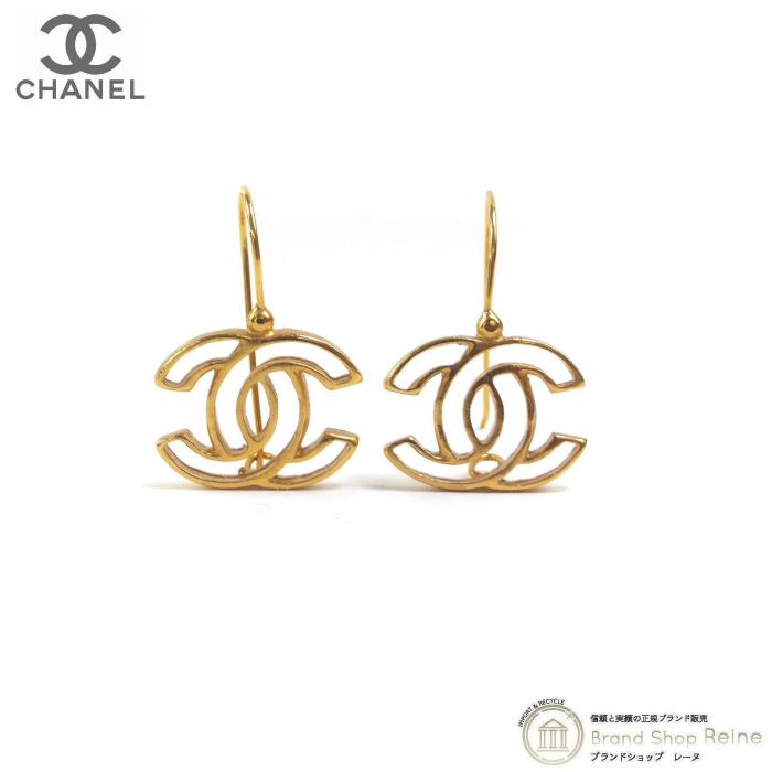 シャネル （CHANEL） ココマーク CCロゴ フープ ピアス ゴールド（美品）中古 :23-039097:Brandshop Reine - 通販  - Yahoo!ショッピング