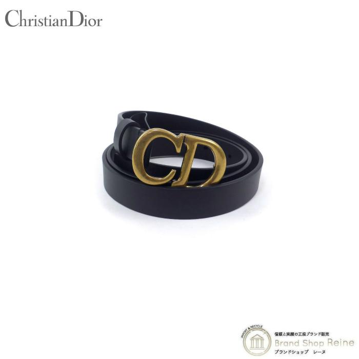 クリスチャンディオール （Christian Dior） Saddle ベルト 20mm レザー 85 BLACK（新品） :23