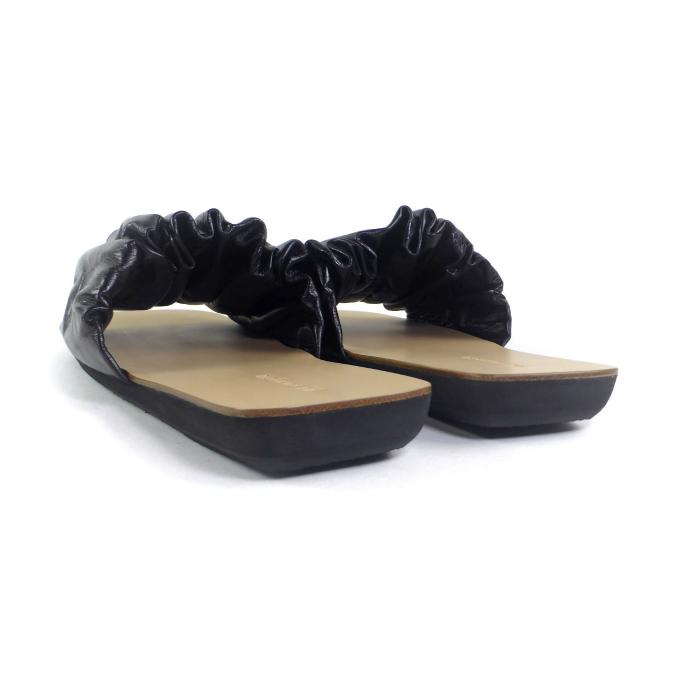 JIL SANDER（ジルサンダー） ギャザーディテール レザー オープントゥ 