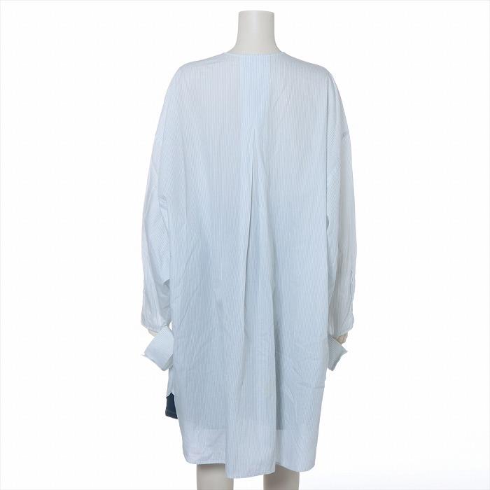 ピンストライプ★シャツワンピース★MM6 MAISON MARGIELA MM6 MAISON MARGIELA * ストライプ シャツ ワンピース * 関税込