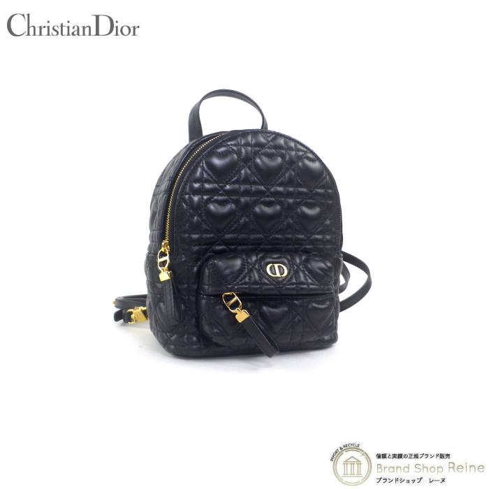 クリスチャンディオール (Christian Dior) カナージュ バックパック リュック ブラック(新品同様)中古 :23-039517:Brandshop Reine 通販 クリスチャンディオール Christian Dior