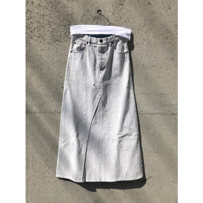 メゾン マルジェラ （Maison Margiela） デニム スカート ペンキ