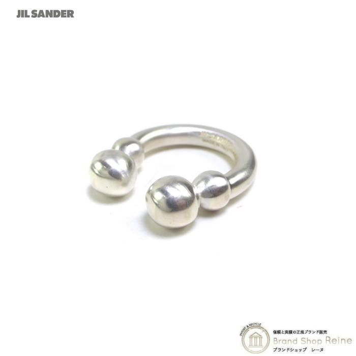 (SALE)【ジル・サンダー】シルバーオープンリング 楽天市場】JIL SANDER ジルサンダー オープンリング SPHERE RING