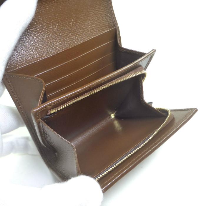 グッチ （GUCCI） ホースビット 1955 三つ折り コンパクト 財布 621891  