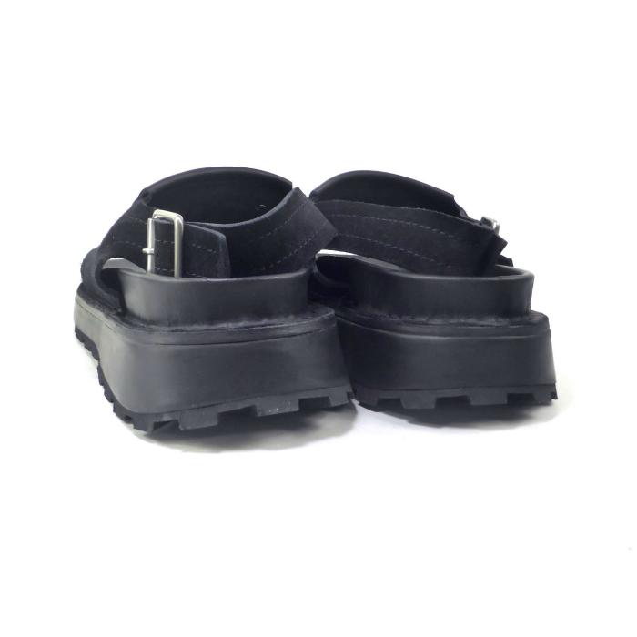 ジルサンダー （JIL SANDER） オープントゥ スリングバック サンダル J33WP0004 ブラック ＃42 メンズ（新品）の画像