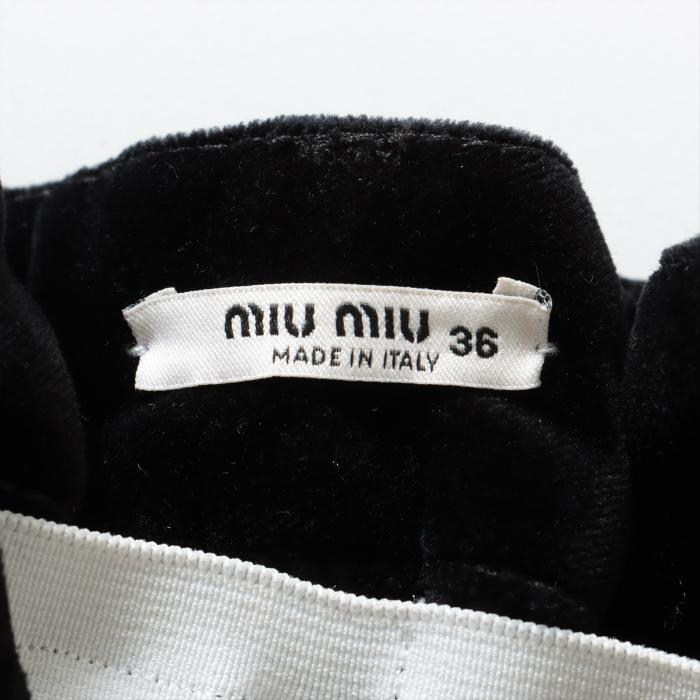 miu ミュウミュウ (MIUMIU) ベルベット コットン ブルゾン #36 miu ミュウミュウ (MIUMIU) ベルベット コットン ブルゾン #36