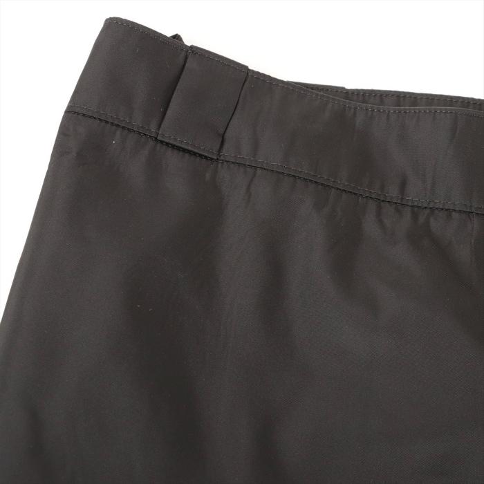 プラダ （PRADA） ナイロン ラップスカート トライアングルロゴ ひざ丈 #38 ブラック ウエア（中古）の画像