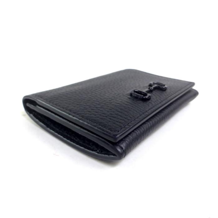 グッチ （GUCCI） ホースビット付き ミニウォレット カードケース 名刺 