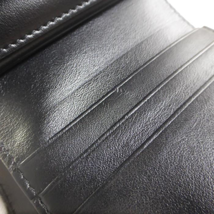 セリーヌ （CELINE） スモールウォレット 16 セーズ コンパクト 三つ折り 財布 10F52 ブラック（美品）中古 | 16（CELINE） | 04