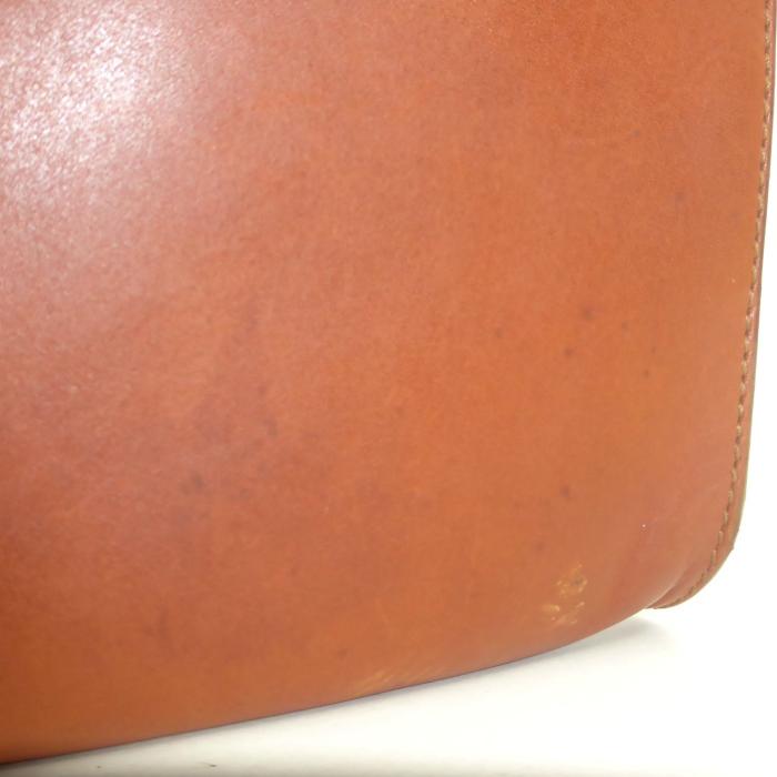 CELINE（セリーヌ） スタッズ レザー ショルダー バッグ ブラウン