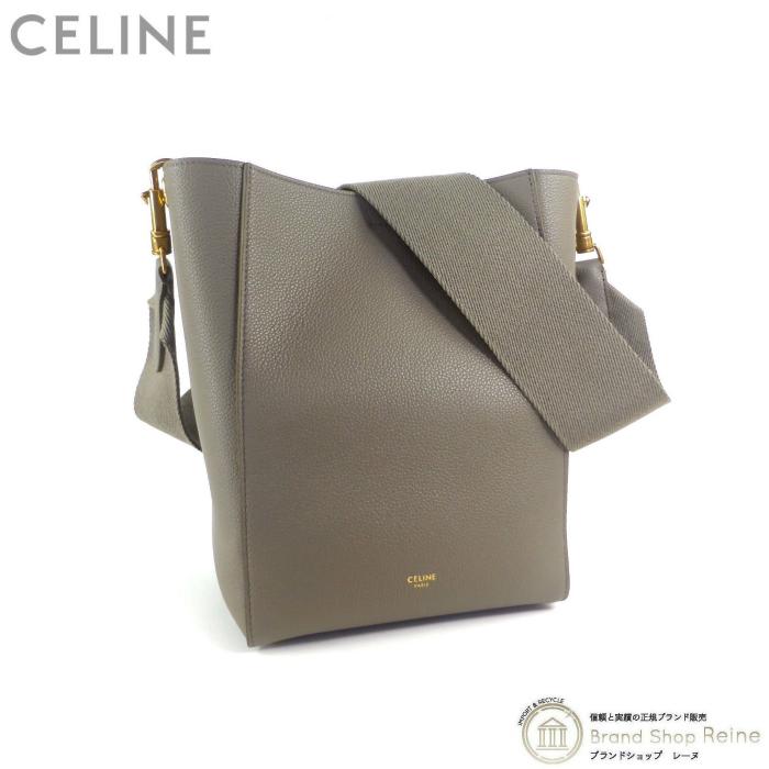 国内即発【CELINE】サングルバケットスモールバッグ 18930 GREY CELINE セリーヌ （CELINE） サングル バケット スモール