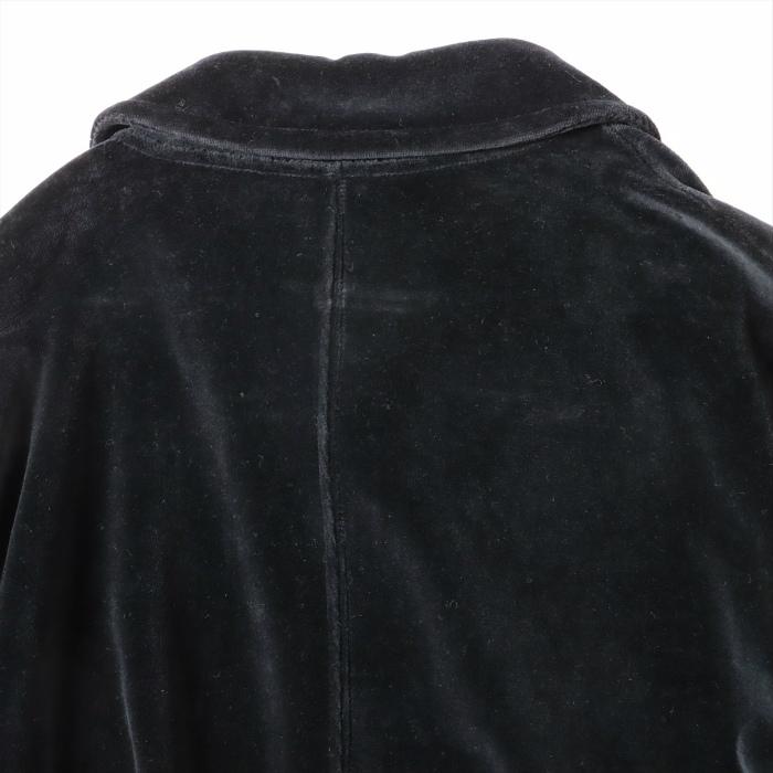 グッチ （GUCCI） ベロア シャツ 長袖 ブラック Mサイズ ウエア（中古 