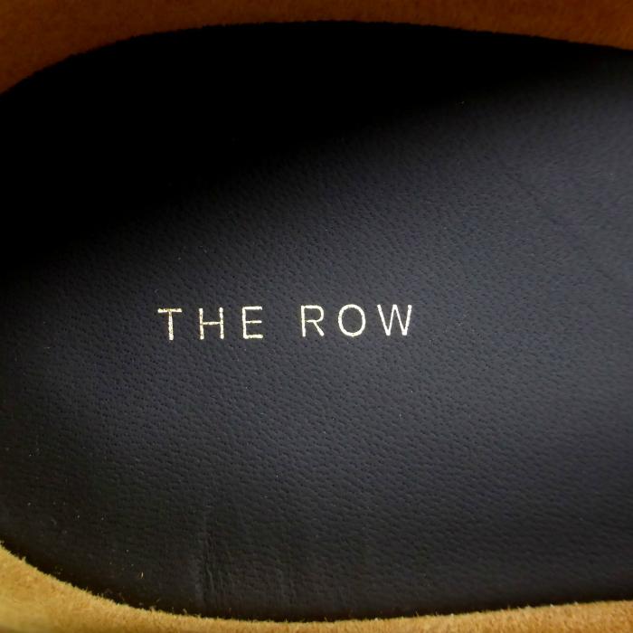THE ROW ブラックレザーフラットシューズ 37 reine-web_23-041513