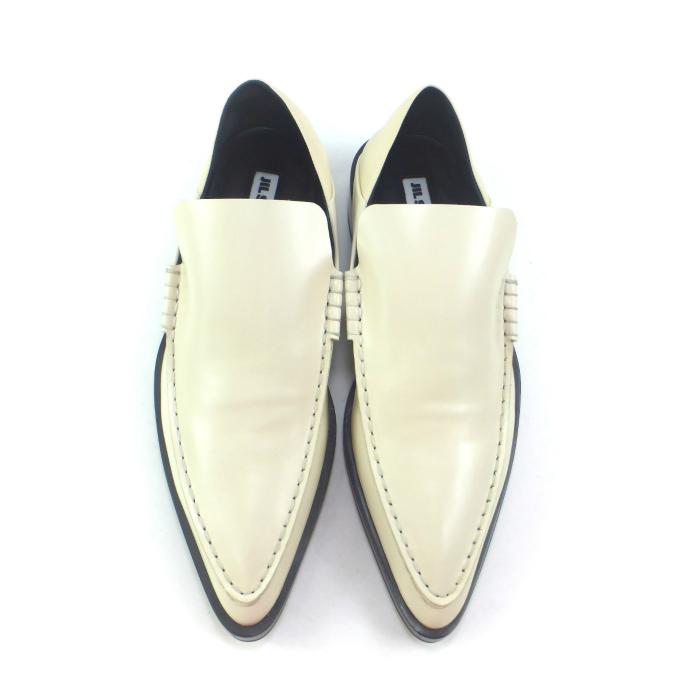 JIL SANDER（ジルサンダー） フラットモカシン レザー ポインテッド