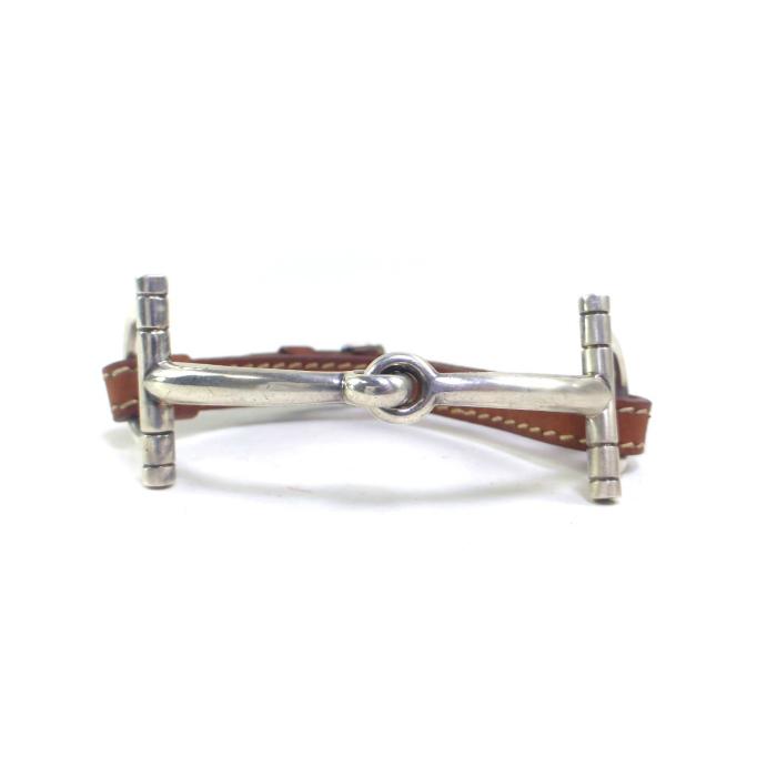 HERMES エルメス (HERMES) ホースビット Ag925×レザーベルト HERMES エルメス (HERMES) ホースビット Ag925×レザーベルト