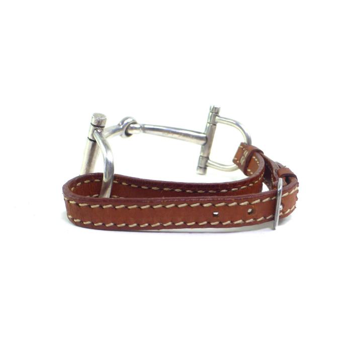 HERMES エルメス (HERMES) ホースビット Ag925×レザーベルト HERMES エルメス (HERMES) ホースビット Ag925×レザーベルト