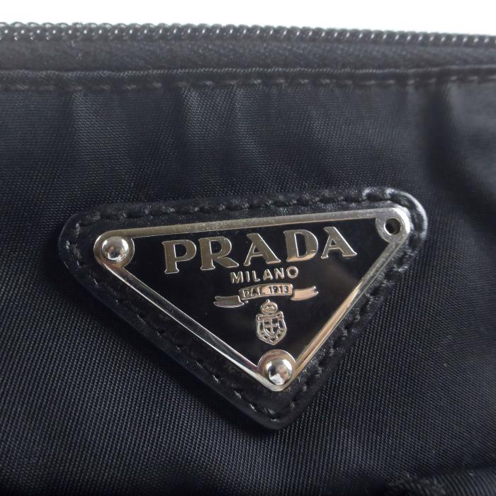 ✨美品✨プラダ ウエストバッグ 三角ロゴプレート ナイロン レザー BM0010 PRADA（プラダ） ナイロン テスート ボディバッグ ウエストポーチ