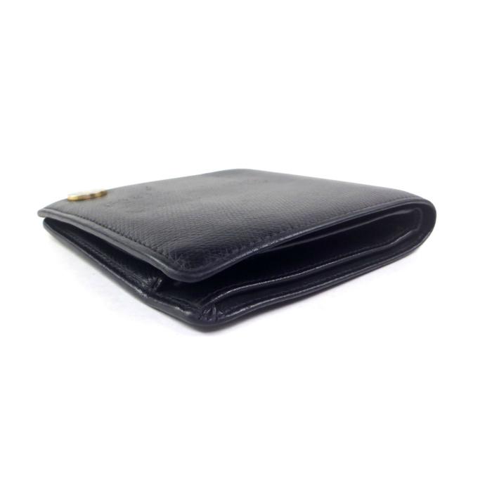 CHANEL シャネル (CHANEL) ココボタン 二つ折り 財布 ブラック CHANEL シャネル (CHANEL) ココボタン 二つ折り 財布 ブラック