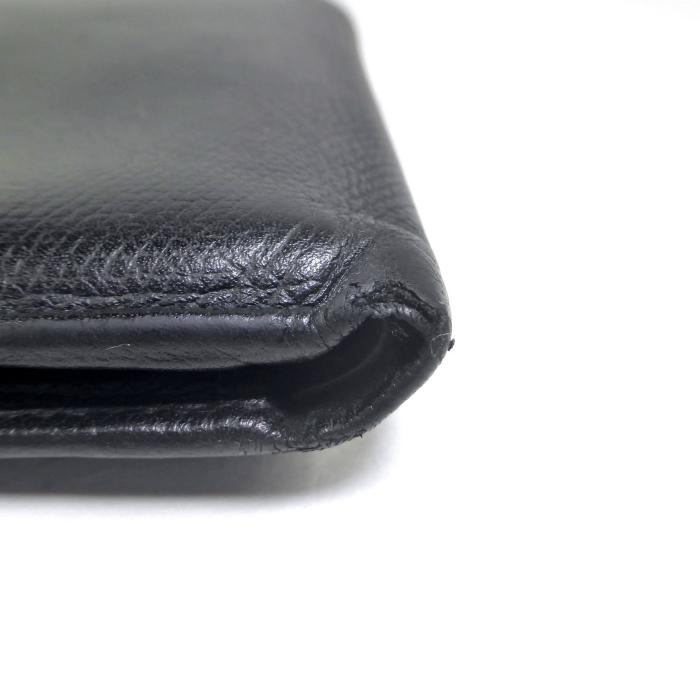 CHANEL シャネル (CHANEL) ココボタン 二つ折り 財布 ブラック CHANEL シャネル (CHANEL) ココボタン 二つ折り 財布 ブラック